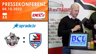 04.10.2022 - Pressekonferenz - Eisbären Regensburg vs. Heilbronner Falken