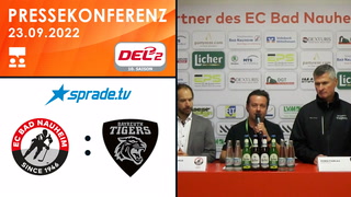 23.09.2022 - Pressekonferenz - EC Bad Nauheim vs. Bayreuth Tigers