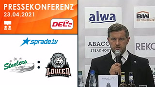 23.04.2021 - Pressekonferenz - Bietigheim Steelers vs. Löwen Frankfurt