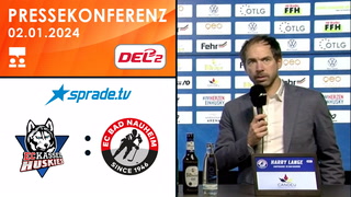 02.01.2024 - Pressekonferenz - EC Kassel Huskies vs. EC Bad Nauheim