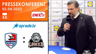 02.04.2022 - Pressekonferenz - Heilbronner Falken vs. Löwen Frankfurt