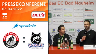 05.03.2022 - Pressekonferenz - EC Bad Nauheim vs. EHC Freiburg