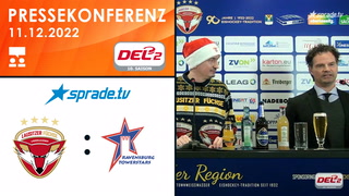 11.12.2022 - Pressekonferenz - Lausitzer Füchse vs. Ravensburg Towerstars