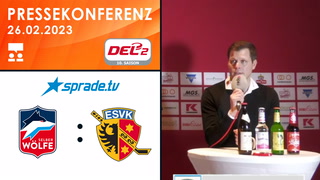 26.02.2023 - Pressekonferenz - Selber Wölfe vs. ESV Kaufbeuren