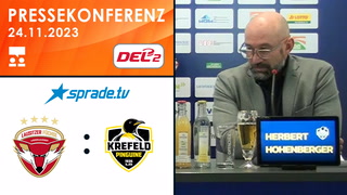 24.11.2023 - Pressekonferenz - Lausitzer Füchse vs. Krefeld Pinguine