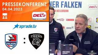 04.04.2023 - Pressekonferenz - Heilbronner Falken vs. Bayreuth Tigers