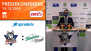 15.12.2020 - Pressekonferenz - EC Kassel Huskies vs. Bietigheim Steelers