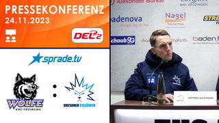 24.11.2023 - Pressekonferenz - EHC Freiburg vs. Dresdner Eislöwen