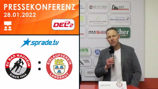 28.01.2022 - Pressekonferenz - EC Bad Nauheim vs. EV Landshut