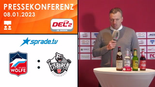 08.01.2023 - Pressekonferenz - Selber Wölfe vs. Eisbären Regensburg