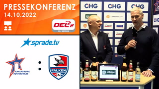 14.10.2022 - Pressekonferenz - Ravensburg Towerstars vs. Heilbronner Falken