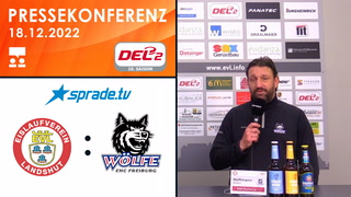 18.12.2022 - Pressekonferenz - EV Landshut vs. EHC Freiburg