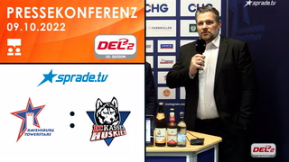 09.10.2022 - Pressekonferenz - Ravensburg Towerstars vs. EC Kassel Huskies