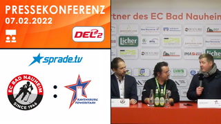 07.02.2022 - Pressekonferenz - EC Bad Nauheim vs. Ravensburg Towerstars