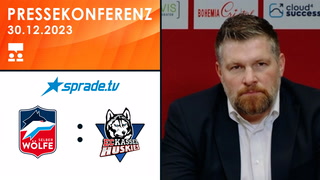 30.12.2023 - Pressekonferenz - Selber Wölfe vs. EC Kassel Huskies