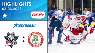 05.03.2023 - Highlights - EC Kassel Huskies vs. EV Landshut
