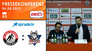 06.04.2023 - Pressekonferenz - EC Bad Nauheim vs. EC Kassel Huskies