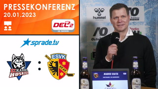 20.01.2023 - Pressekonferenz - EC Kassel Huskies vs. ESV Kaufbeuren