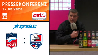 17.03.2023 - Pressekonferenz - Selber Wölfe vs. Heilbronner Falken