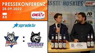 28.09.2022 - Pressekonferenz - EC Kassel Huskies vs. EHC Freiburg