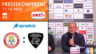11.12.2022 - Pressekonferenz - EV Landshut vs. Bayreuth Tigers
