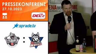 27.10.2023 - Pressekonferenz - Eisbären Regensburg vs. EC Kassel Huskies