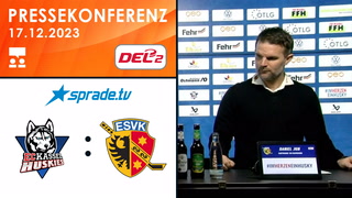 17.12.2023 - Pressekonferenz - EC Kassel Huskies vs. ESV Kaufbeuren