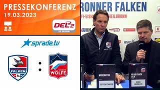 19.03.2023 - Pressekonferenz - Heilbronner Falken vs. Selber Wölfe