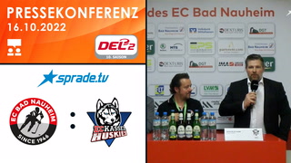 16.10.2022 - Pressekonferenz - EC Bad Nauheim vs. EC Kassel Huskies