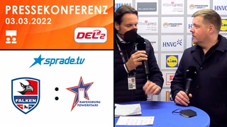 03.03.2022 - Pressekonferenz - Heilbronner Falken vs. Ravensburg Towerstars