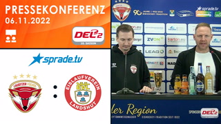 06.11.2022 - Pressekonferenz - Lausitzer Füchse vs. EV Landshut