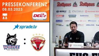 08.03.2023 - Pressekonferenz - EHC Freiburg vs. Lausitzer Füchse