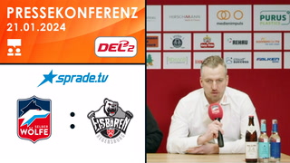 21.01.2024 - Pressekonferenz - Selber Wölfe vs. Eisbären Regensburg