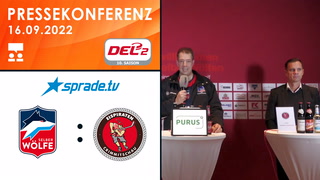 16.09.2022 - Pressekonferenz - Selber Wölfe vs. Eispiraten Crimmitschau