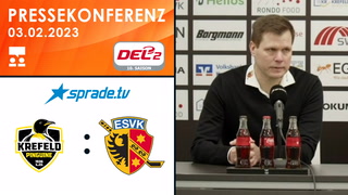 03.02.2023 - Pressekonferenz - Krefeld Pinguine vs. ESV Kaufbeuren