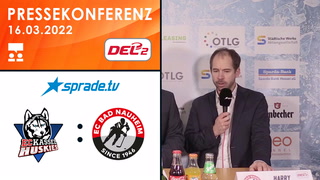 16.03.2022 - Pressekonferenz - EC Kassel Huskies vs. EC Bad Nauheim