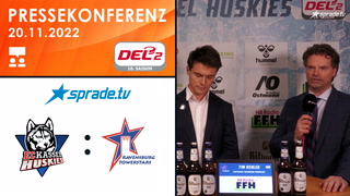 20.11.2022 - Pressekonferenz - EC Kassel Huskies vs. Ravensburg Towerstars