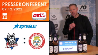 09.12.2022 - Pressekonferenz - EC Kassel Huskies vs. EV Landshut