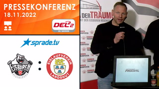 18.11.2022 - Pressekonferenz - Eisbären Regensburg vs. EV Landshut
