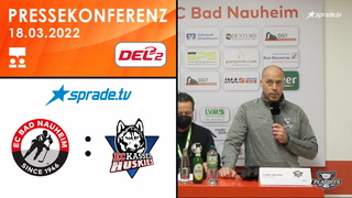 18.03.2022 - Pressekonferenz - EC Bad Nauheim vs. EC Kassel Huskies