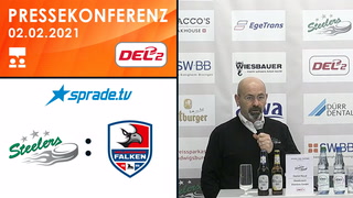 02.02.2021 - Pressekonferenz - Bietigheim Steelers vs. Heilbronner Falken