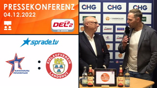 04.12.2022 - Pressekonferenz - Ravensburg Towerstars vs. EV Landshut