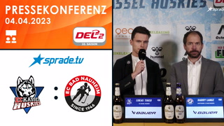 04.04.2023 - Pressekonferenz - EC Kassel Huskies vs. EC Bad Nauheim