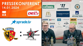 14.01.2024 - Pressekonferenz - ESV Kaufbeuren vs. Starbulls Rosenheim
