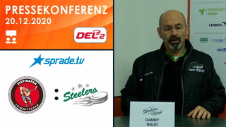 20.12.2020 - Pressekonferenz - Eispiraten Crimmitschau vs. Bietigheim Steelers