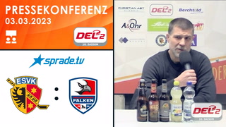 03.03.2023 - Pressekonferenz - ESV Kaufbeuren vs. Heilbronner Falken