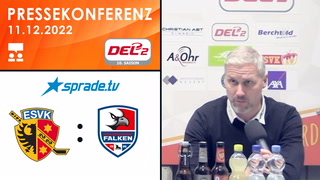 11.12.2022 - Pressekonferenz - ESV Kaufbeuren vs. Heilbronner Falken