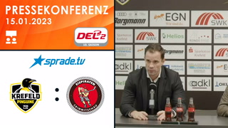15.01.2023 - Pressekonferenz - Krefeld Pinguine vs. Eispiraten Crimmitschau