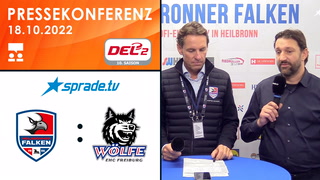 18.10.2022 - Pressekonferenz - Heilbronner Falken vs. EHC Freiburg