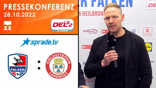 28.10.2022 - Pressekonferenz - Heilbronner Falken vs. EV Landshut